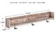 Signature Design by Ashley® Neilsville Whitewash Wall Mounted Coat Rack with Shelf-2