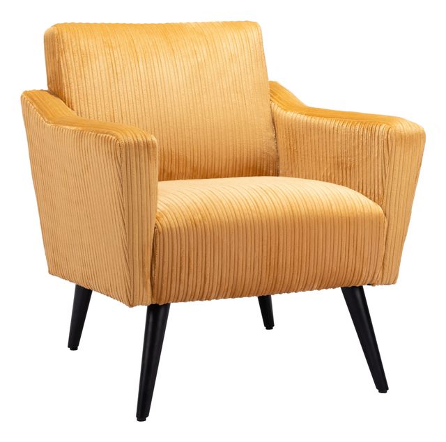 Zuo® Modern Bastille Yellow Accent Chair-1