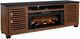 Signature Design by Ashley® Kallari Black/Warm Brown 84" TV Stand with Electric Fireplace-0