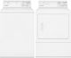 Huebsch White Front Load Washer & Electric Dryer Laundry Pair-0