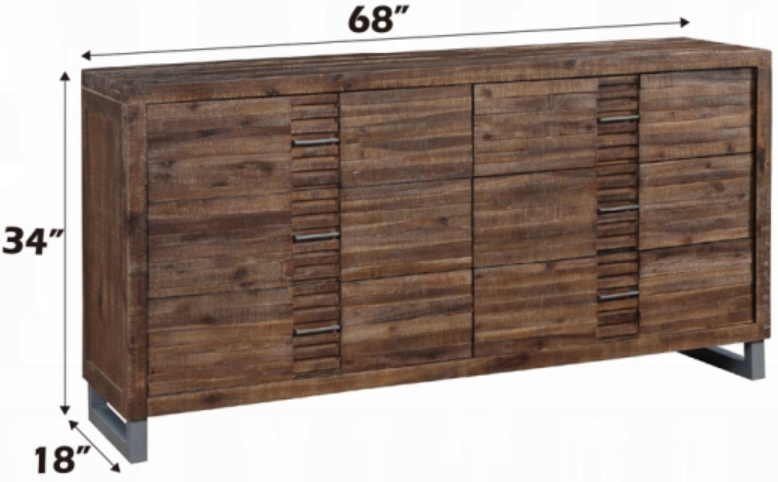 Acme Furniture Andria Panel Bed - Thumbnail 5
