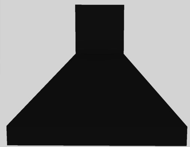 Vent-A-Hood® 36" Black Euro-Style Wall Mounted Range Hood-0