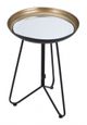 Zuo® Modern Foley Gold Accent Table with Black Metal Base-2