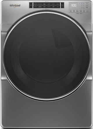 Whirlpool® 7.4 Cu. Ft. Chrome Shadow Front Load Electric Dryer