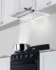 Summit® 24” White Ductless Retractable Under Cabinet Range Hood-1