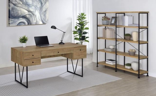 Coaster® Analiese Mango Double Bookshelf-4
