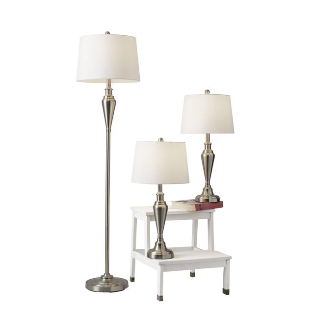 Adesso® Glendale Brushed Steel 3pcs Bonus Pack-1
