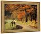 Classy Living Amber Forest Pathway Wall Art-2