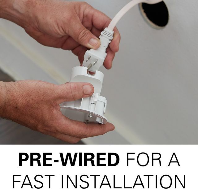 Sanus® White In-Wall Power and Cable Management Kit-3
