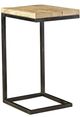 Furniture Classics Personal Beige Martini Table with Black Base-0
