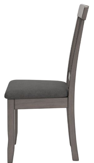 Signature Design by Ashley® Shullden Gray Upholstered Dining Side Chair-4