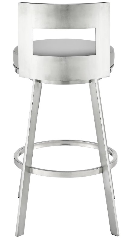 Armen Living Flynn Swivel Bar Stool - Thumbnail 2