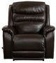 La-Z-Boy® Rosewood Chocolate Leather Manual Rocking Recliner-1