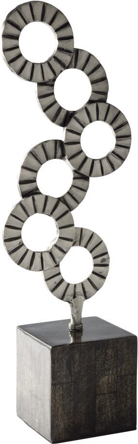 Signature Design by Ashley® Brevyn Black/Silver Sculpture-2