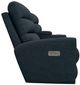 La-Z-Boy® Liam Navy Power Wall Reclining Loveseat with Console and Headrest-3