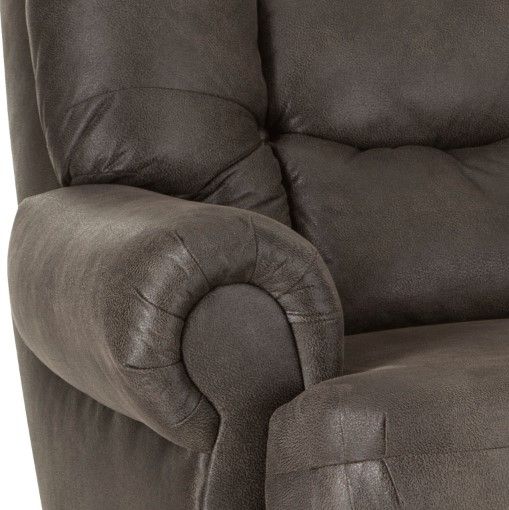 HomeStretch Mack Gray Wall-Saver Recliner-1