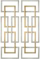 Uttermost® Aerin 2-Piece Gold/Silver Wall Panel Set-0