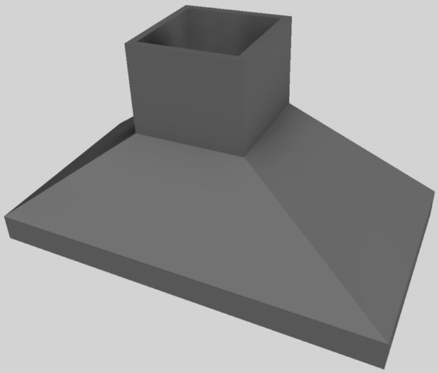Vent-A-Hood® 54" Gunsmoke Euro-Style Island Range Hood-3