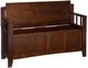 Linon Cynthia Walnut Storage Bench-3