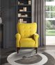 Mazin Furniture Kyrie Yellow Upholstered Accent Chair-4