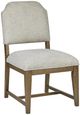 Bernards Tarrington Cashew/Gray Upholstered Side Chair-0