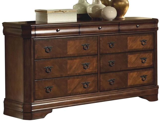 New Classic® Home Furnishings Sheridan Burnished Cherry Dresser-0