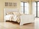Signature Design by Ashley® Willowton Whitewash King Sleigh Bed-1