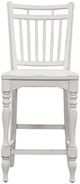 Liberty Furniture Magnolia Manor Antique White Spindle Back Counter Chair-2