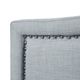 Olliix by Madison Park Nadine Dusty Blue King Upholstery Headboard-3