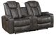Mazin Furniture McBride Brown/Grey Power Reclining Loveseat-0