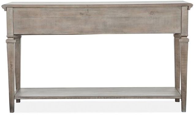 Magnussen Home® Lancaster Dovetail Grey Rectangular Sofa Table-3