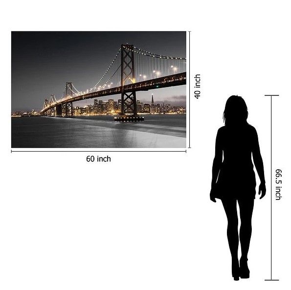 Classy Art San Francisco Bridge Wall Art-2