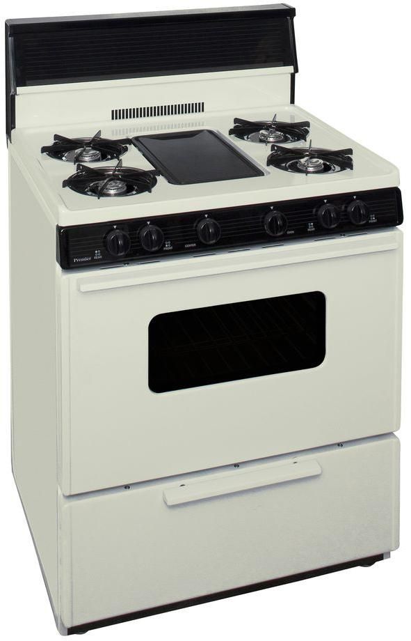 Premier 30" Biscuit Freestanding Gas Range-1