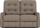 Flexsteel® Devon Brown Pewter Reclining Loveseat-1