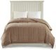 Olliix by Madison Park Brown All Season Hypoallergenic Microfiber Down Alternative Twin Windom Blanket-5