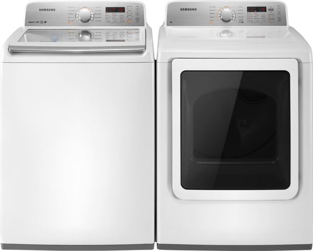 Samsung 7.3 Cu. Ft. White Front Load Gas Dryer-4