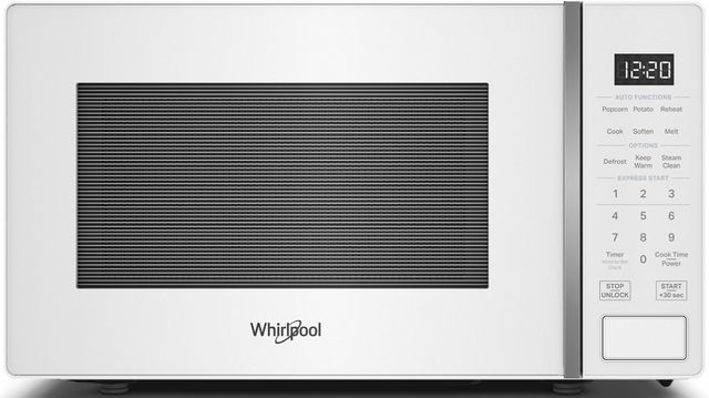  Whirlpool® 0.7 Cu. Ft. White Countertop Microwave with Steam Clean-0