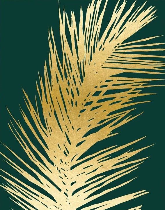 Classy Art Emerald Palms I by Natalie Carpentieri Framed Wall Art-2
