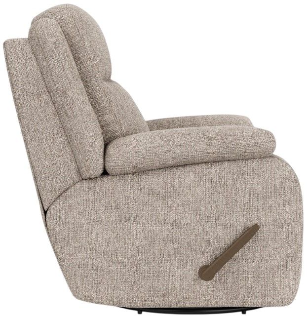 Flexsteel® Magnus Overcast Swivel Gliding Recliner-2
