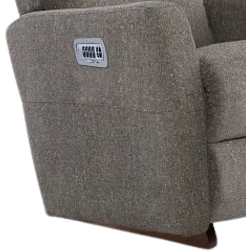 La-Z-Boy® Lennon Quarry Power Rocking Recliner with Headrest and Lumbar-1