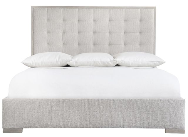 Bernhardt Cornelia Beige/Nebbia King Upholstered Panel Bed-2