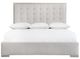 Bernhardt Cornelia Beige/Nebbia King Upholstered Panel Bed-2