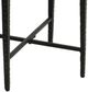 Stylecraft White Side Table with Black Frame-3