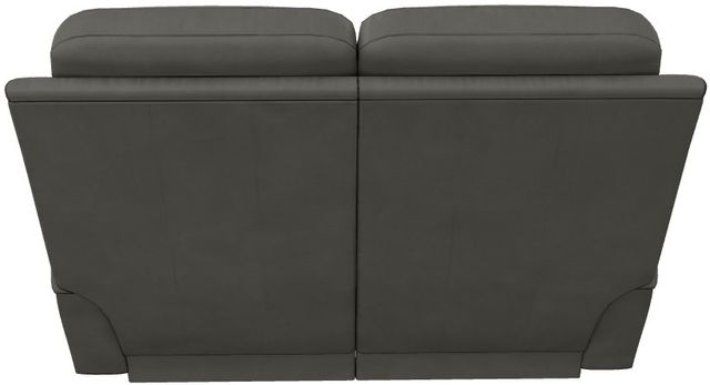 La-Z-Boy® Greyson Blue Gray Leather Manual Reclining Loveseat-3