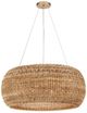 Currey & Company Beige/Natural Boucle Chandelier-0