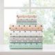 Olliix by Intelligent Design Grey/Silver Queen Metallic Dot Printed Sheet Set-5