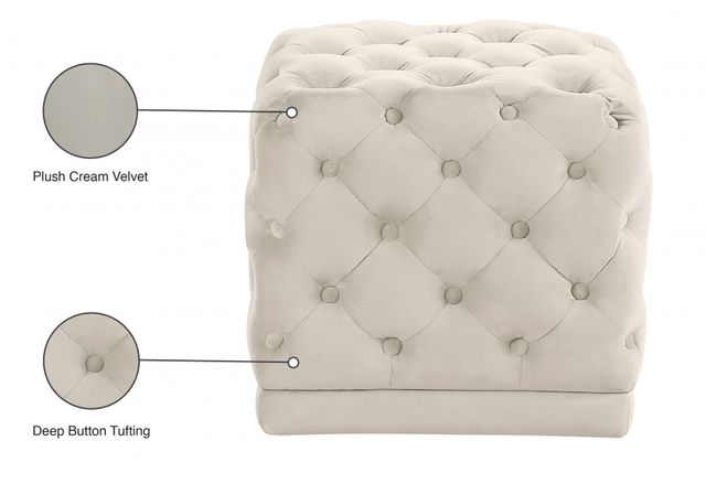 Meridian Furniture Stella Cream Stool-2