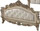 ACME Furniture Gorsedd Golden Ivory/White California King Upholstered Panel Bed-3