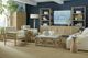 Hooker® Furniture Surfrider Beige/Gray Stone Veneer Drum Table with Natural Driftwood Base-1