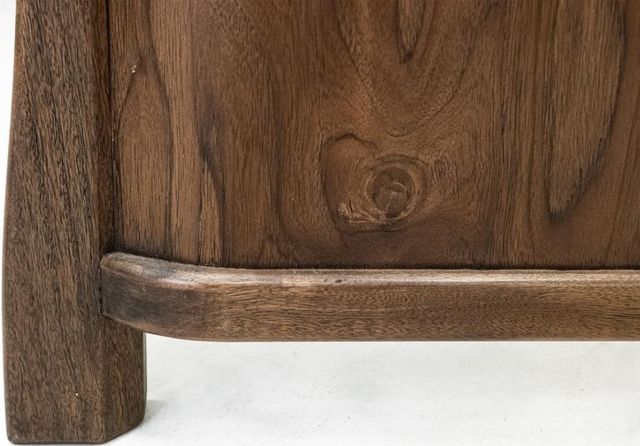 International Furniture Direct Roots Brown Queen Platform Simple Bed-3